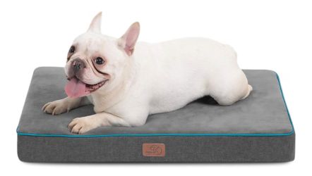 Bedsure Memory Foam Dog Bed Medium Size Dog