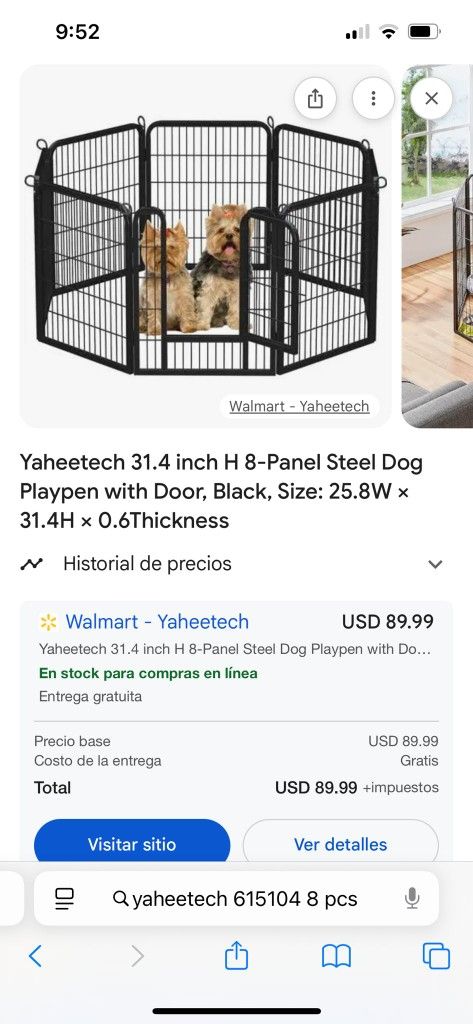 Dog Playpen 16 pannels
