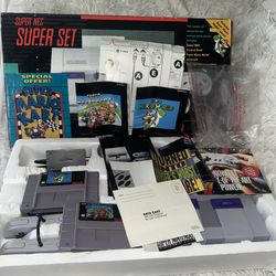 RARE Super Nintendo Super Set System SNES SUPER MARIO KART Variant CIB 🔥🔥🔥