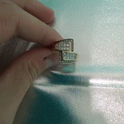 14 Kt Gold Real Diamonds 
