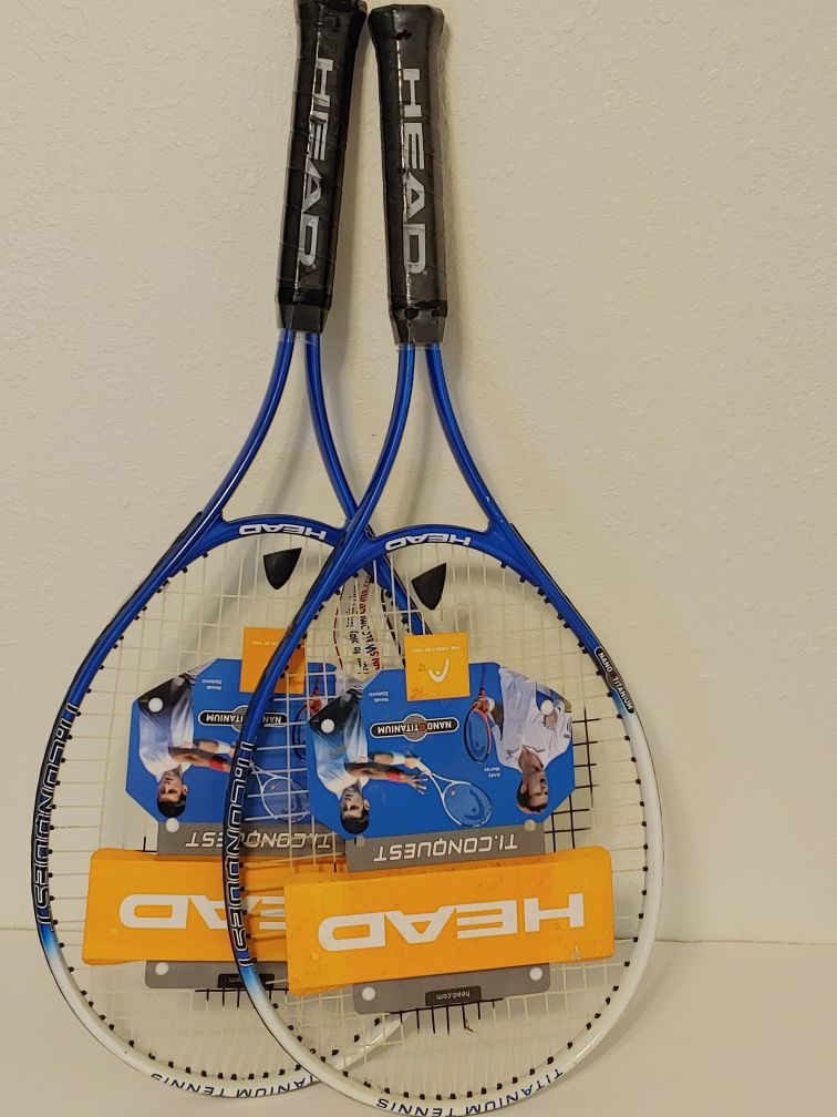Pair of Brand New Head Tennis Rackets