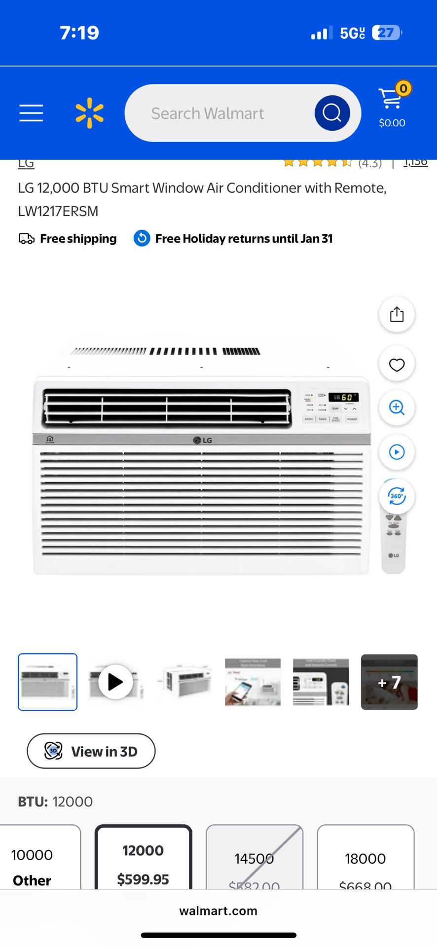 LG Room Air Conditioner