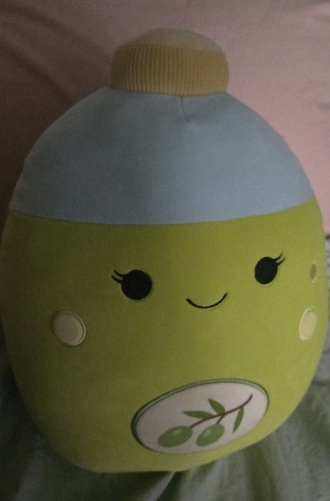 New 14in Odette Squishmallow Olive Oil Plush