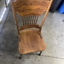 6 Dining Wooden Room Chairs 