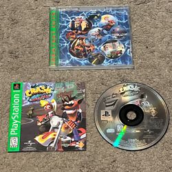 Crash Bandicoot Warped PlayStation 1 PS1 Greatest Hits Complete CIB w/ Manual
