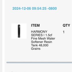 Water softener Resin Tank (Aquasure)