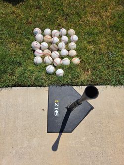 Baseball Tee and Tee Balls