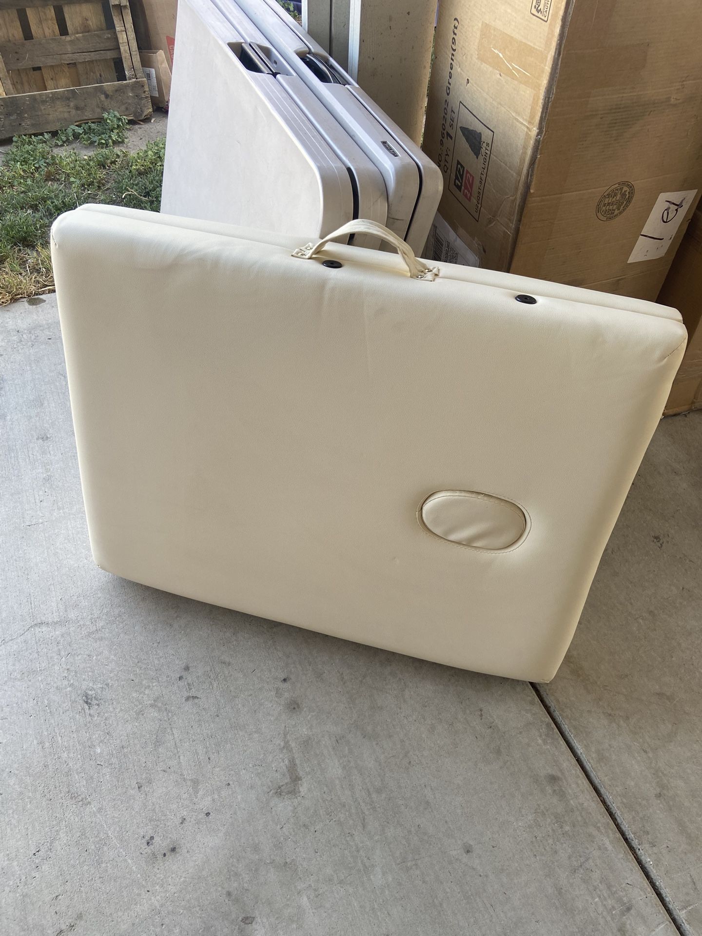 Cream Massage Table