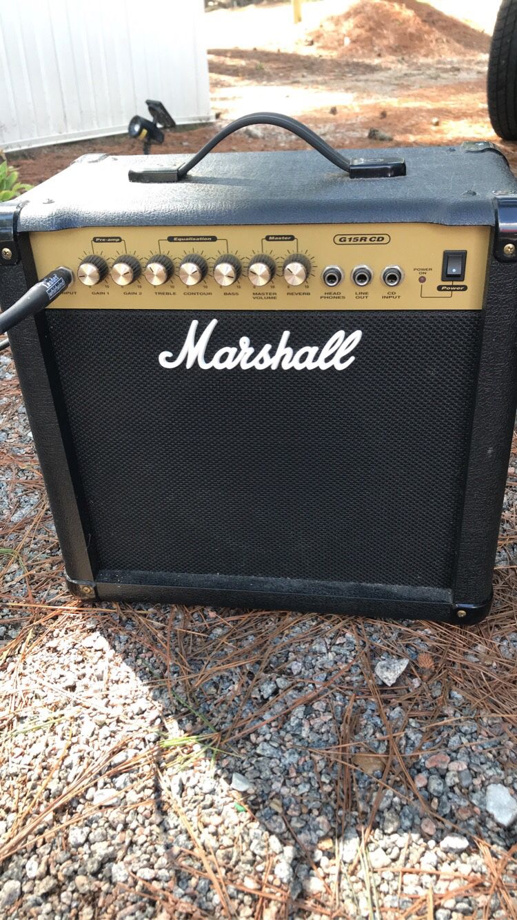 Marshall 15w 1 by 8 guitar amp