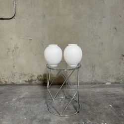 2 Small Ceramic “Le Tauci Garden” Vases