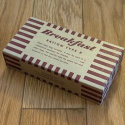 RARE Vintage WW2 US Army Field Ration K Breakfast Unit Sealed Doughboy K Ration