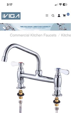 Iviga Commercial Kitchen Faucet