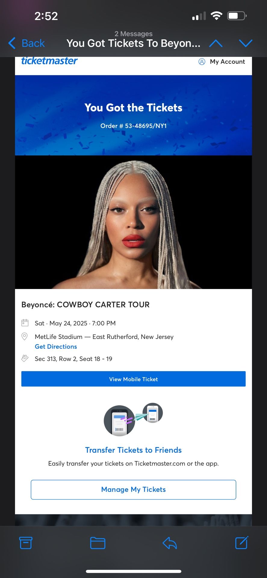 Beyoncé Tickets