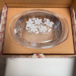 Crystal 3 Qt Casserole