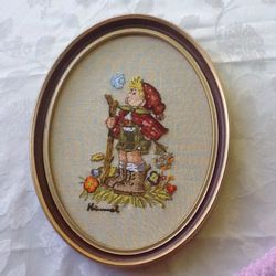 Hummel's Embroidered picture