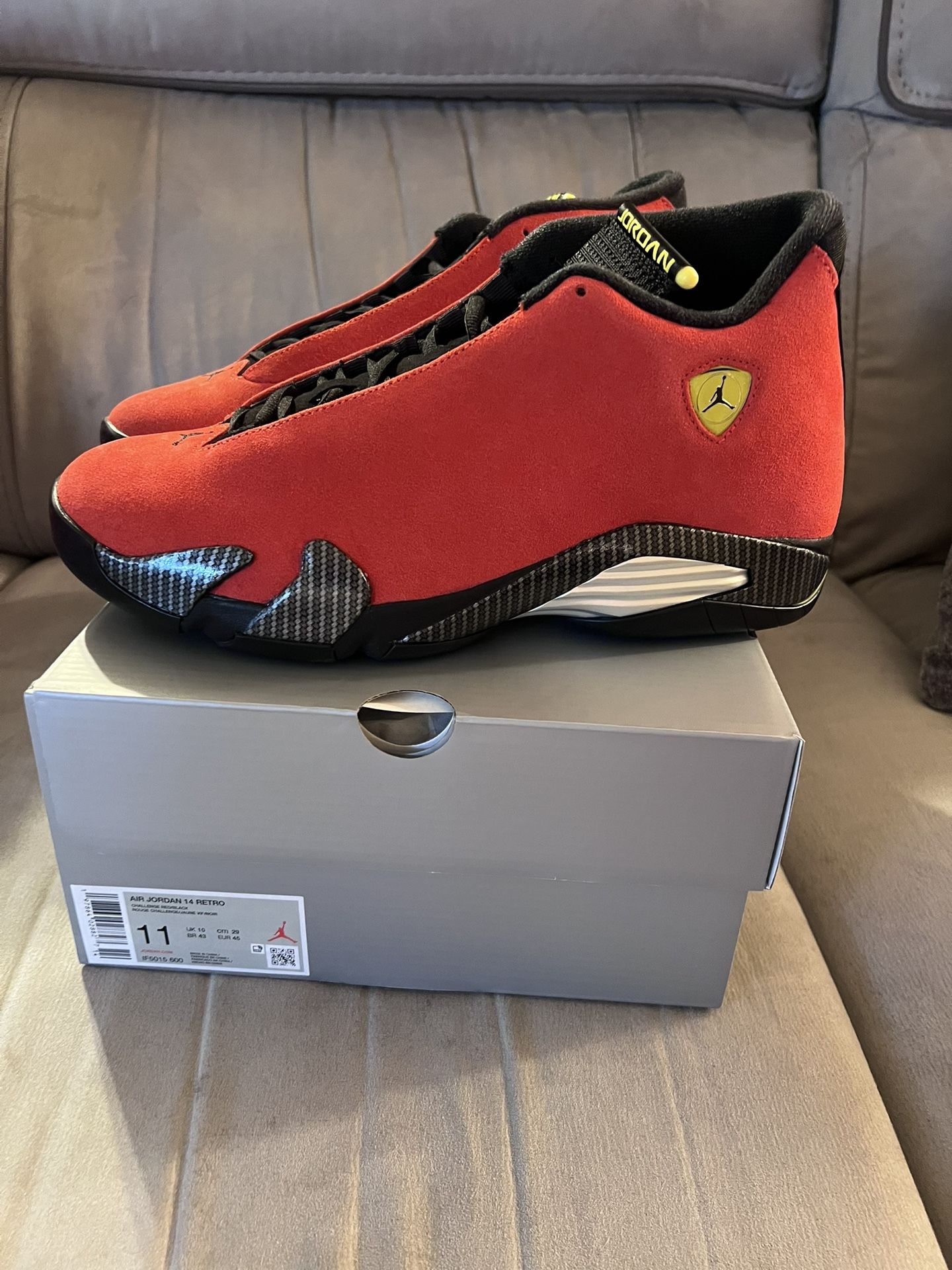 Jordan 14 Ferrari Size 11