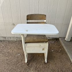 Antique School Desk 