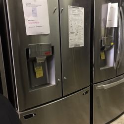 LG 28 cu.ft. Refrigerator on Sale Standard Depth French Door Dual Ice Makers Model#LHFS28XBS