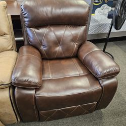 3 Pcs Set Recliners Brown Bonded Leather $1199 FREE LOCAL DELIVERY & SET UP 
