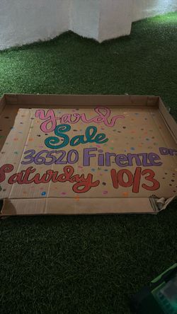 Signs for sale