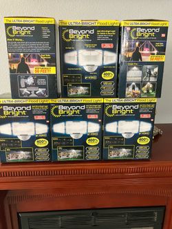 Motion sensor lights  $18.00 each