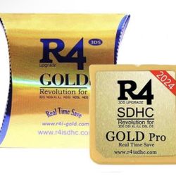 R4 SDHC 2024 Gold Adapter with 32 GB Micro 