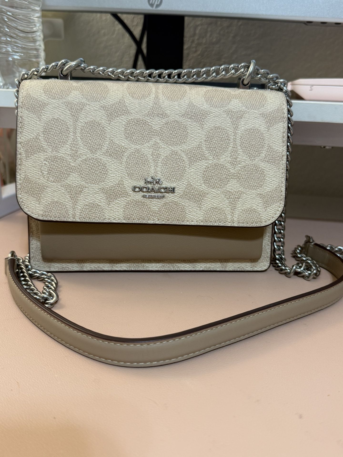 NWOT COACH Mini Klare Crossbody Bag CW206 Sand/Taupe