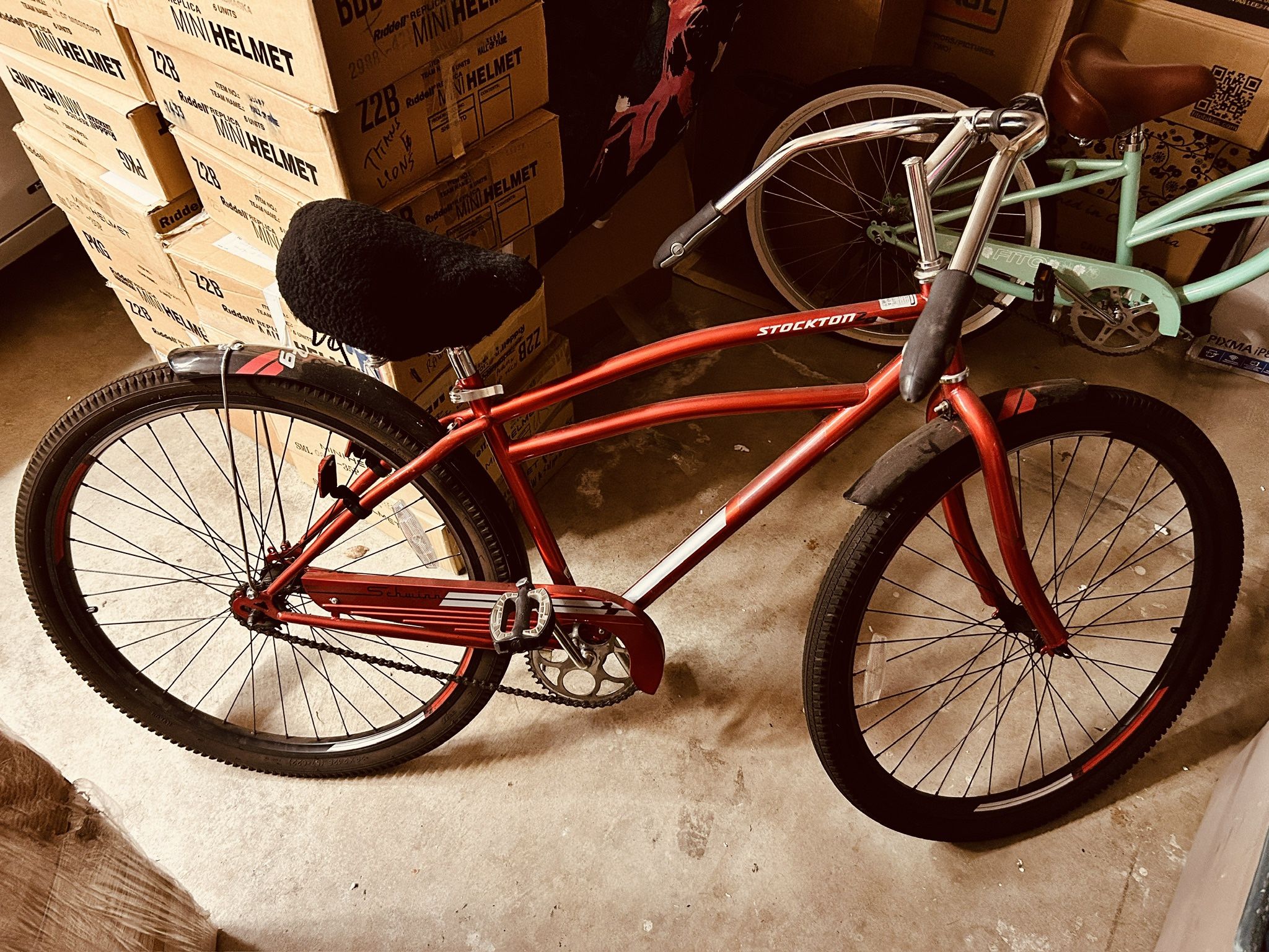 Schwinn Stockton Men’s Beach Cruiser 29 inch bicycle bike excellent condition