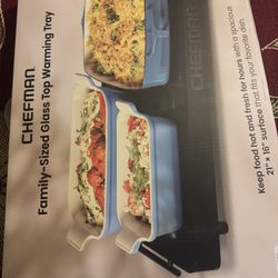 Glass Top Warming Tray
