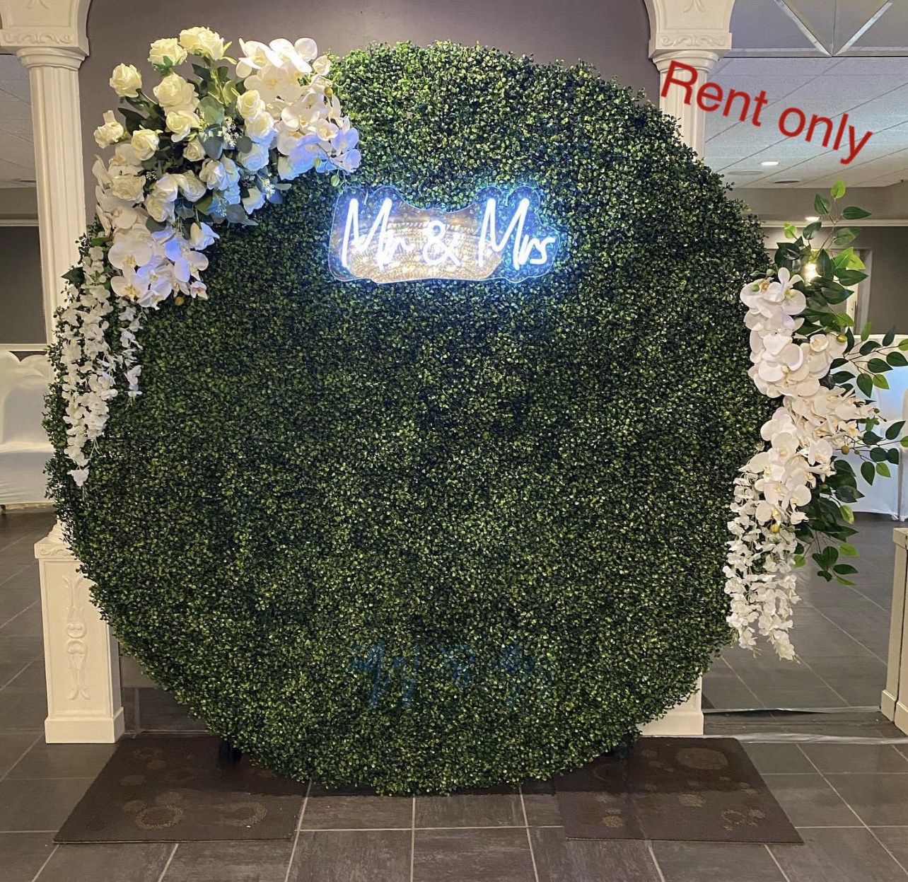 Backdrop And Balloons