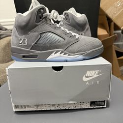 Air Jordan 5 Wolf Grey Sz 10.5 & 7 Men’s
