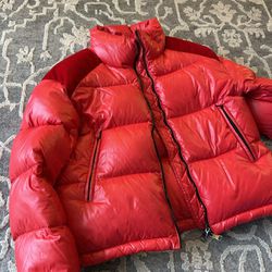 Jacket Moncler Red S 