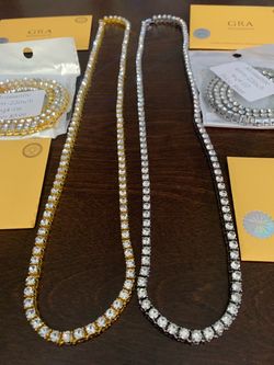 Tennis chains mossainate