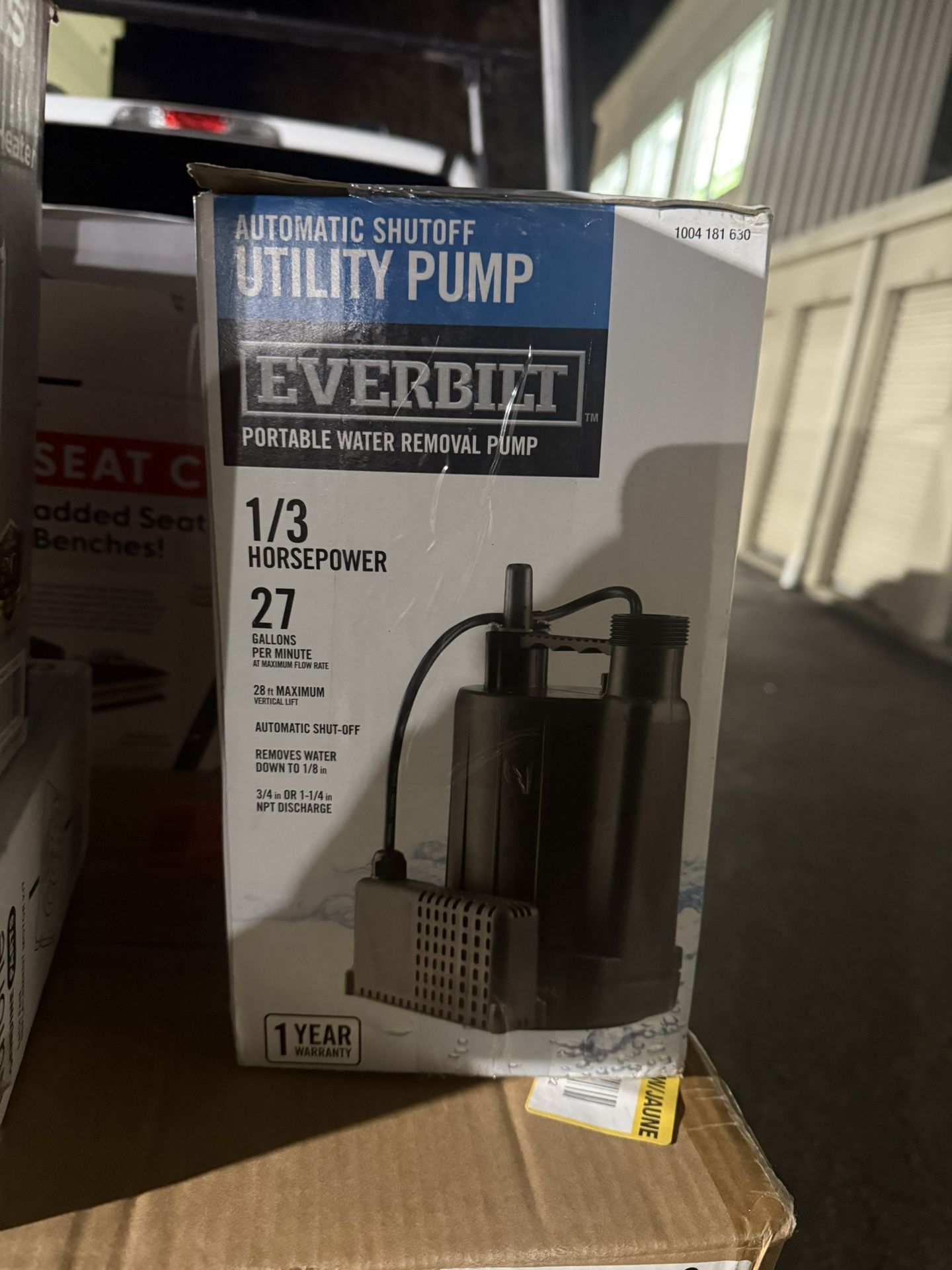 42% OFF retail Utility pump ( retail $189 )