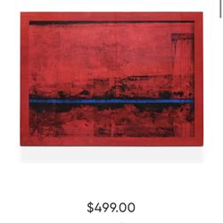 Wooden High Glass Modern Wall Art