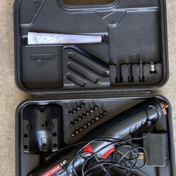 Battery Screw Driver In Case