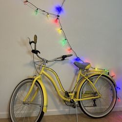 Yellow Bike Cruiser 
