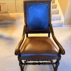 Hardwood Dining Chairs (2)