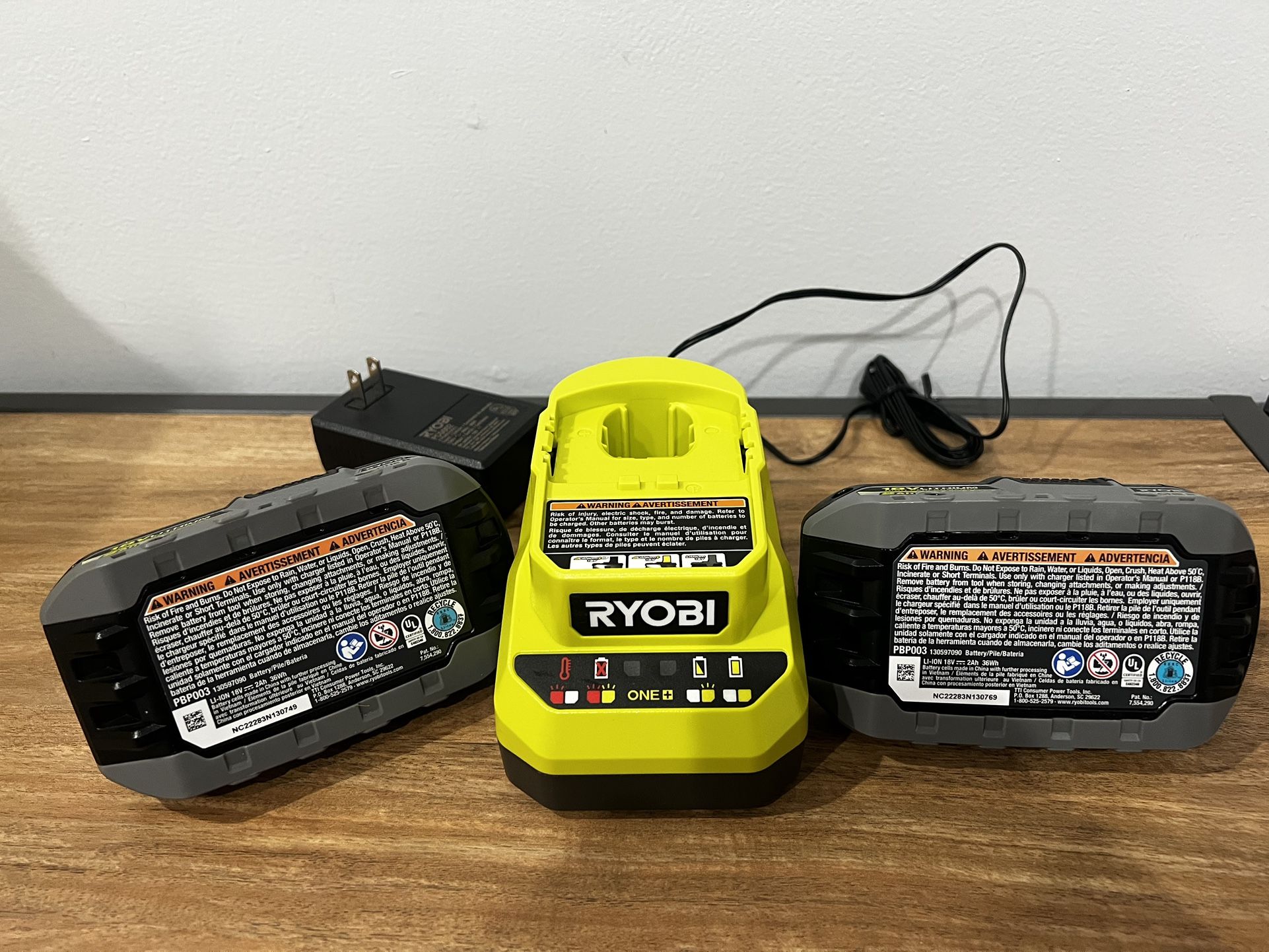 HP RYOBI ONE+ 18V Lithium Ion Ah HP High Per Battery Pack