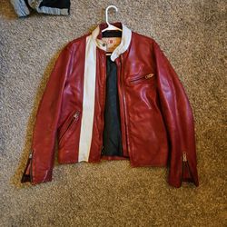 Gap RED men's Leather Jacket