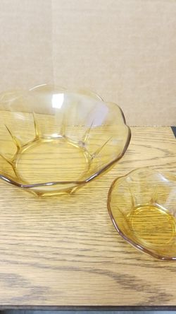 Classic 50's glass bowls