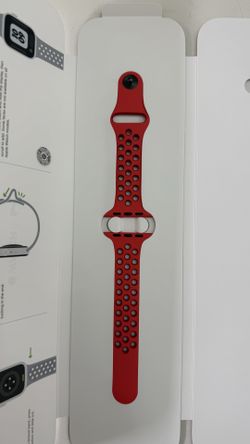 Apple Watch Nike Sport Band - Bright Crimson (41mm S/M) + Box