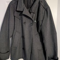 Men’s Gray Peacoat by Tom’s Ware – Size L
$30 · Worn Once · Excellent Condition