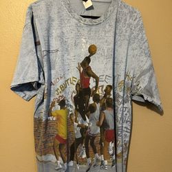 1999 Vintage nike air jordan plaground t shirt  #Basketball
