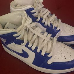 Blue Nikes 