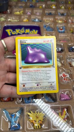 Ditto Pokémon Card Fossil Set 18/62 1st edition non holo