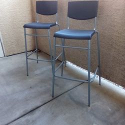 Barstools, Pair.
