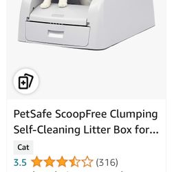 PetSafe ScoopFree Clumping Self-Cleaning Litter Box