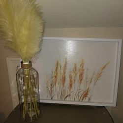 Beautiful Picture And Vase Set
