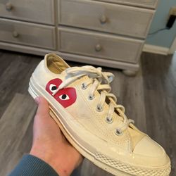 Size 7 - Converse Comme des Garçons Play x Chuck 70 Low Milk